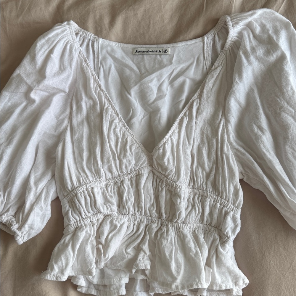 Abercrombie & Fitch white Blouse